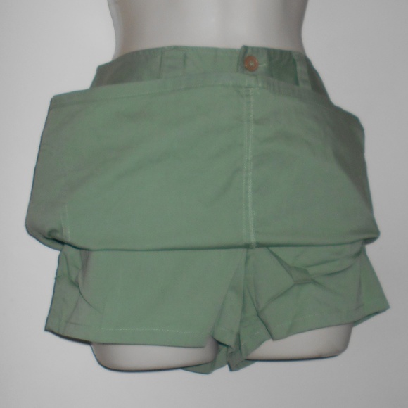 Vintage Beautiful Cargo Cotton Spandex Fashion Fun Sexy Mini Skort